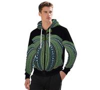 KETAFOUND Felpa con Cappuccio Unisex A Maniche Lunghe Cerniera - Felpa Cappuccio Oversize Zucca Verde, con Tasca Tendenze della Moda Perfetta per L'Uso Quotidiano in Primavera, Autunno Inverno Nero