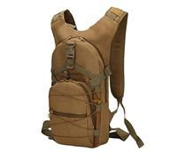 Ketamyy Zaini Militari Mimetico Bici Casual Impermeabile Multitasche Durevole Viaggio Tattica Trekking Alpinismo Sportivo Piccoli Zaino 15L Uomo Donna Borsa Militare Cachi