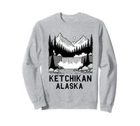 Ketchikan Alaska Souvenir Viaggi Corrispondenza Famiglia Uomini Donne Felpa