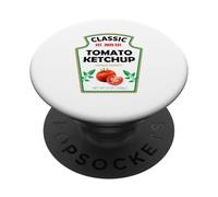 Ketchup - Costume da ketchup, per Halloween, colore: rosso PopSockets PopGrip Adesivo