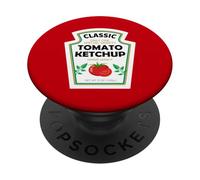Ketchup - Costume da ketchup, per Halloween, colore: rosso PopSockets PopGrip Adesivo