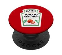 Ketchup - Costume da ketchup, per Halloween, colore: rosso PopSockets PopGrip Adesivo