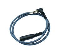 KetDirect Cavo di prolunga per cuffie stereo da 100 cm, ad angolo retto, 4 poli, 3,5 mm maschio a 4 poli, femmina da 3,5 mm, cavo di prolunga per cuffie stereo e auricolari, senza grovigli