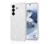 Keteen Compatibili con Custodia per Samsung Galaxy A36 5G, Glitter Custodia TPU Silicone Slim Protettivo Morbido Brillantini Anti-shock e Antiscivolo Cover per Samsung Galaxy A36 5G, Argento