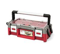 Keter 17186819 Cassetta porta utensili Keter Cantilever 2 Pro Org 18" colore: rosso/grigio