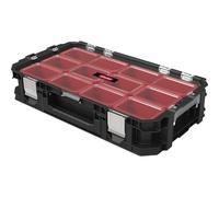 Keter 240051 Connect Organizer - Cassetta degli attrezzi, colore: nero/rosso, 54 x 30,2 x 11,4 cm