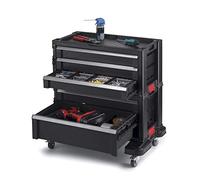 Keter 240762 - Organizer modulare con 5 cassetti, per garage e attrezzi, colore: nero