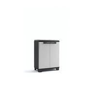 Keter 9735000 Split Cabinet Recycling Premium, Grigio, 68x39x92 cm