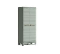 Keter Armadio 4 Ripiani Regolabili Realizzato in Resina Planet Outdoor 80x44x182H cm; ECOMMERCE PACK