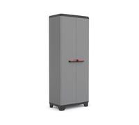 Keter Armadio Alto Stilo 3 Ripiani Regolabili Grigio Scuro 68x39x173 H Cm