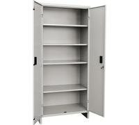 KETER Armadio da Esterno / Balcone in Metallo 175x60x40 cm Grigio