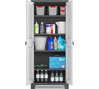 Keter ARMADIO TUTTOPIANI TITAN XL cm. 80x44x182 h col. Antracite/Grigio