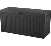 KETER Baule da Esterno Contenitore Porta Attrezzi in Resina 116,7x44,7x57h cm colore Grafite Comfy - K229525 K939 KK