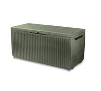 Keter Baule da Giardino Springwood, Capacità Contenitiva Fino a 305 L, 123 x 53.5 x 57H, Verde