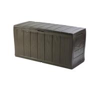 Baule Cassapanca da Esterno 117x58x45 cm in Resina Keter Sherwood Marrone