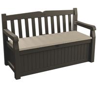 Keter BAULE MULTIUSO DA GIARDINO EDEN cm. 140x60x84 h Marrone/Beige