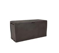 Keter Baule Samoa 270L, Finitura Effetto Legno, Marrone, 116,7 x 44,7 x 57 H Cm