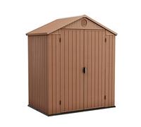 Casetta Keter DARWIN due porte resina effetto legno con pavimento 190x122x221 cm