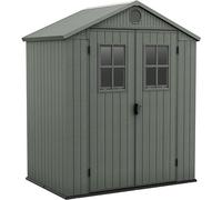 Keter Casetta da Giardino Darwin 6x4, Verde, 190 X 122 X 221 h