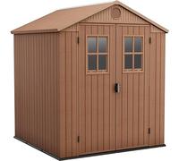 Keter Casetta da Giardino Darwin 6x6, Marrone, 190 X 183 X 221 h