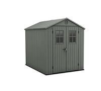 BOX CASETTA DA GIARDINO KETER DARWIN 6X8 CON FINESTRE FRONTALI VERDE (70083)