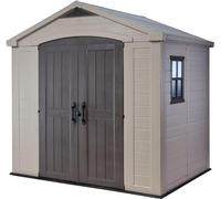 Keter Casetta da Giardino, Factor 8x6, Grigia, 256,5 x 182 x 243H cm
