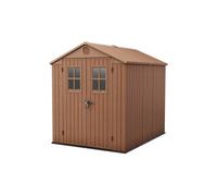 Keter Casetta da Giardino in Resina DARWIN 6x8 Wood con Finestre Frontali