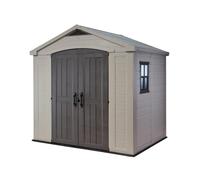 Keter Casetta da Giardino, Factor 8x6, Grigia, 256,5 x 182 x 243H cm
