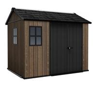Keter Casetta da giardino Apex 759/975 Walnut - 5,2 m², effetto noce, porte/finestre orientabili