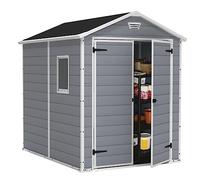 Keter Casetta da Giardino Manor 6x8, Grigia, 185,8 X 236,8 X 227 h