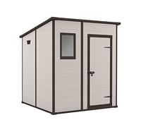 Casetta Da Giardino Porta Attrezzi 1835x185x2005 Cm In Resina Keter Manor Pent 6x6 Beige