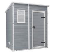 Keter Casetta Manor Pent 6 X 4 Grigia in Resina 183 X 111 X 200 Cm