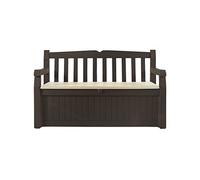 EDEN PANCHINA CONTENITORE 140x60x84 CENTIMETRI MARRONE