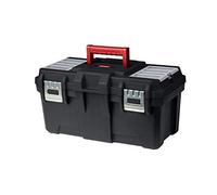 KETER - Cassetta degli attrezzi Classic 19", colore: Nero/Rosso, 48 x 26 x 25 cm