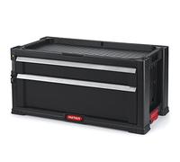 Keter - Cassetta Porta Attrezzi con 2 Cassetti 56.2 x 28.9 x 26.2 cm