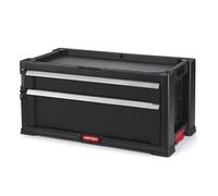 Keter - Cassetta Porta Attrezzi con 2 Cassetti 56.2 x 28.9 x 26.2 cm