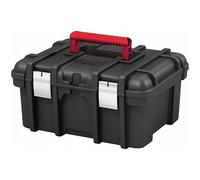 Keter Cassetta portautensili Wide Tool Box 16" nera con fermi metallici