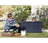 Keter BAULE PORTA ATTREZZI DA GIARDINO COMFY cm. 116,7x44,7x57 h col. Grafite