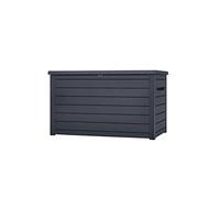 Keter Contenitore per cuscini XXL Ontario, grafite, capacità 870 l, dimensioni esterne: 147 x 83 x 86 cm, contenitore impermeabile, adatto per esterni