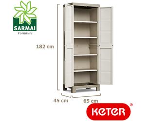 KETER EXCELLENCE armadietto armadio alto basso portascope porta scope plastica