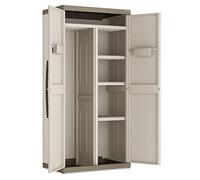 Keter Excellence Armadio per interni ed esterni, colore: beige/sabbia, 89 x 54 x 182 cm