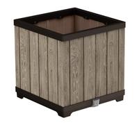 Keter Fioriera SIGNATURE Knock Down Planter Square Ashwood