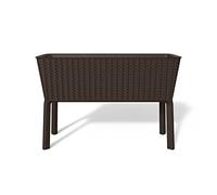 Keter - Fioriera Splendor Marrone 114x49,3x75,7 Centimetri