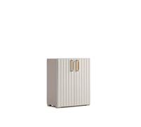 Keter armadietto portaoggetti basso groove beige e sabbia
