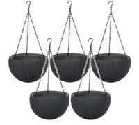 Keter Hanging Sphere Planter antracite x5 - Vaso sospeso