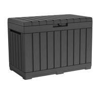Keter Kentwood Storage Box 190L - Contenitore da giardino, resistente ai raggi UV, 82,3 x 45,7 x 57,7 cm, colore: Grafite