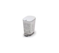 Keter Kis Chic Pattumiera S - Pattumiera Decorata A Pedale con Secchio Interno per Sacchetto da 10 Lt - 18X27X30H Laundry Bag