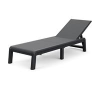 Keter LETTINO PRENDISOLE MALLORCA GRAPHITE SDRAIO SUNLOUNGER 188X58XH29 CM