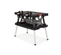 Tavolo Banco da Lavoro Pieghevole Portatile Professionale Falegname 450 Kg Keter