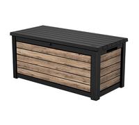 Keter Northwood - Scatola da giardino 623L, 157 x 72 x 69 cm, in plastica effetto legno (pino), portata fino a 270 kg, richiudibile